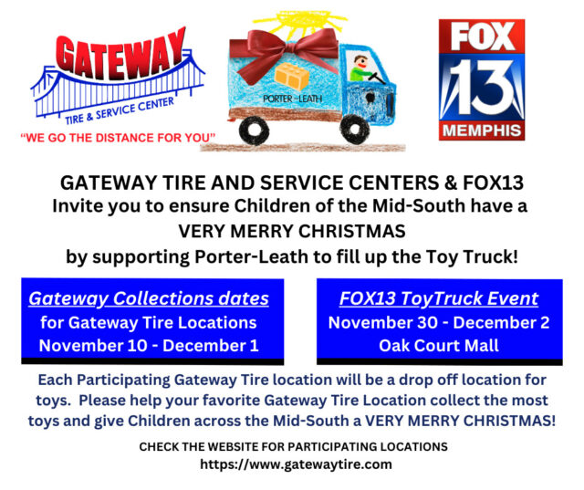 2023 Toy Drive Gateway Tire & Service Center