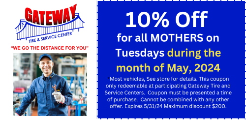 10% off for all mothers on tuesdays! coupon